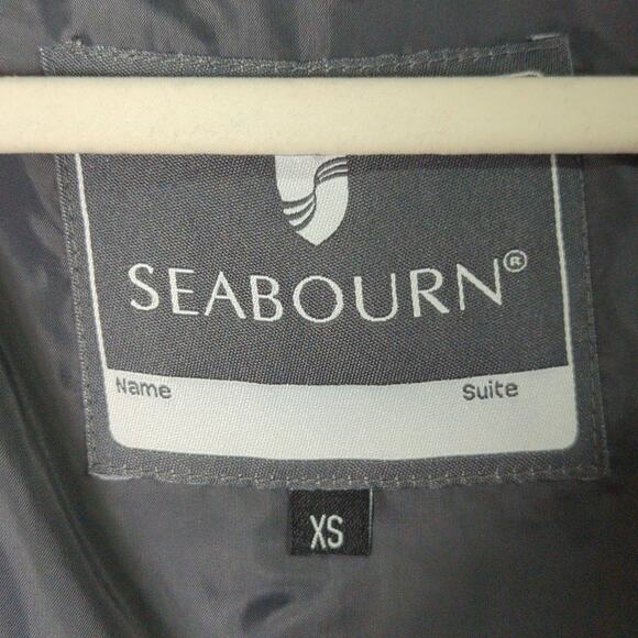 Seabourn Jacket Mens XS Blue Ultimate Alaska Waterproof Hood - Picture 2 of 9